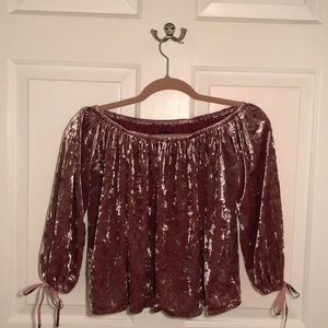 AMERICAN EAGLE OUTFITTERS Velvet Blouse
